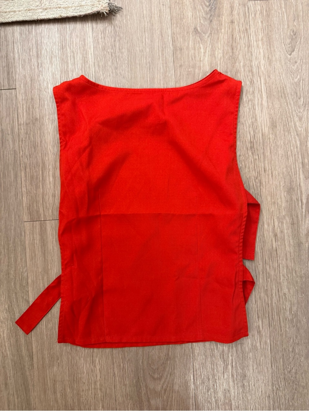 Oster Red Sleeveless Tank with Side Tie